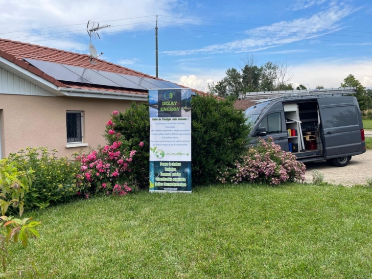 Installation panneaux photovoltaiques DUALSUN 3kwc sur la commune de Confrançon (01310), Villefranche-sur-Saône, DIZAY ENERGY